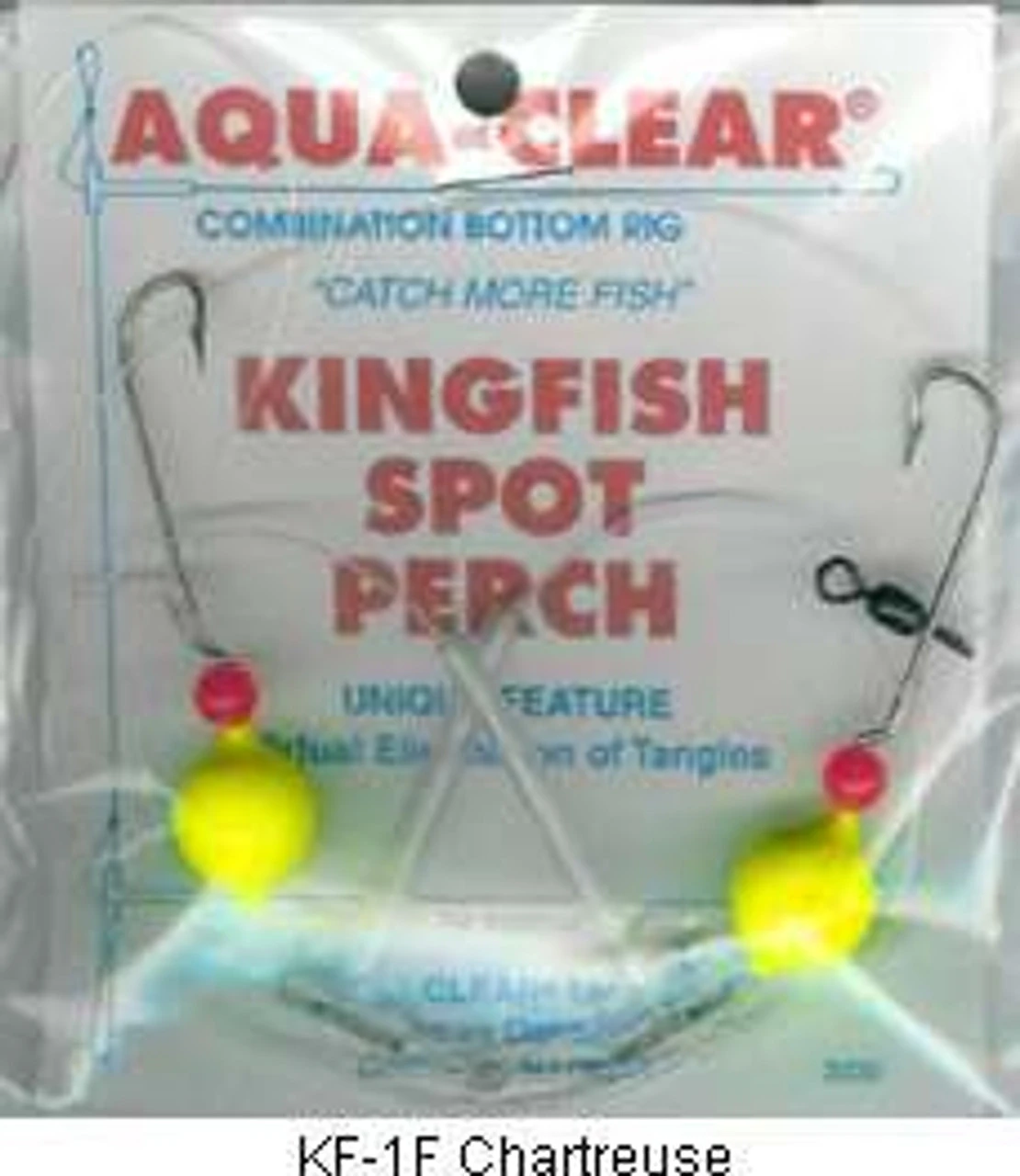 Aqua-Clear Kingfish Spot Perch Rigs 3 Aqua-Clear Kingfish Spot Perch Rigs