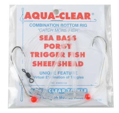 Aqua-Clear SP-4B Sea Bass-Porgy High/Low Rig 3 Aqua-Clear SP-4B Sea Bass-Porgy High/Low Rig