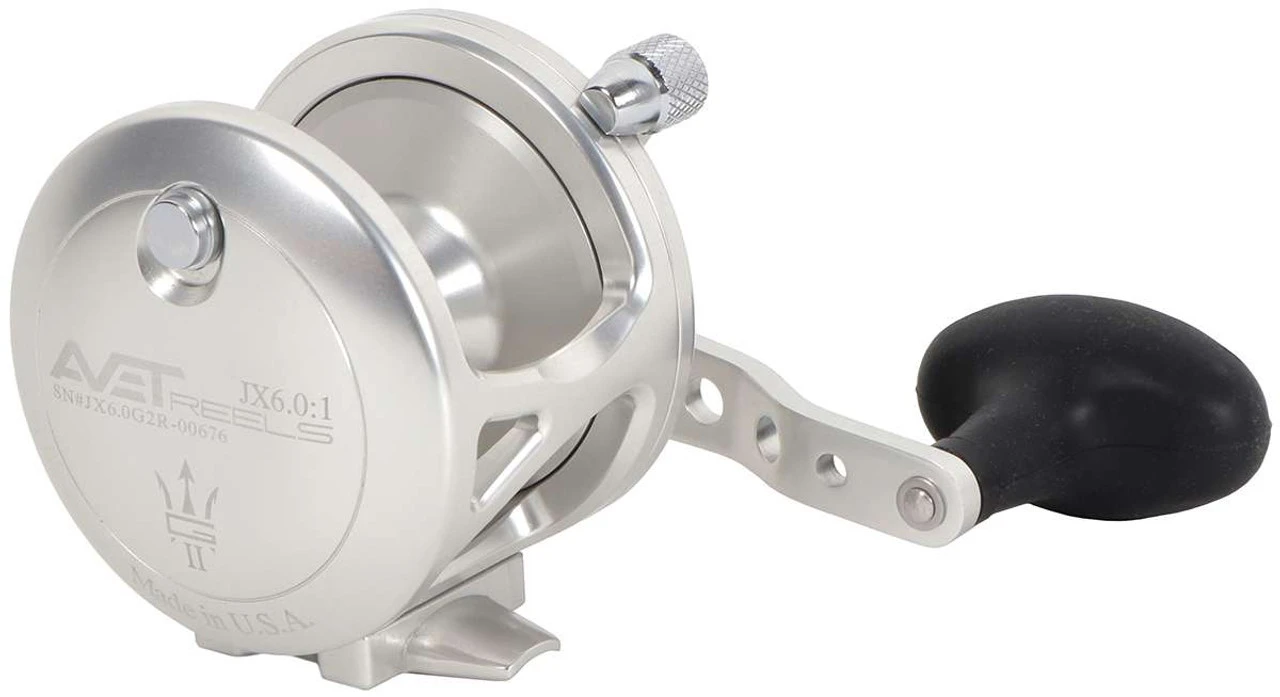 Avet JX 6.0 G2 1 Speed Reel - Silver (No Glide Plate) 7 Avet JX 6.0 G2 1 Speed Reel - Silver (No Glide Plate) - Image 5