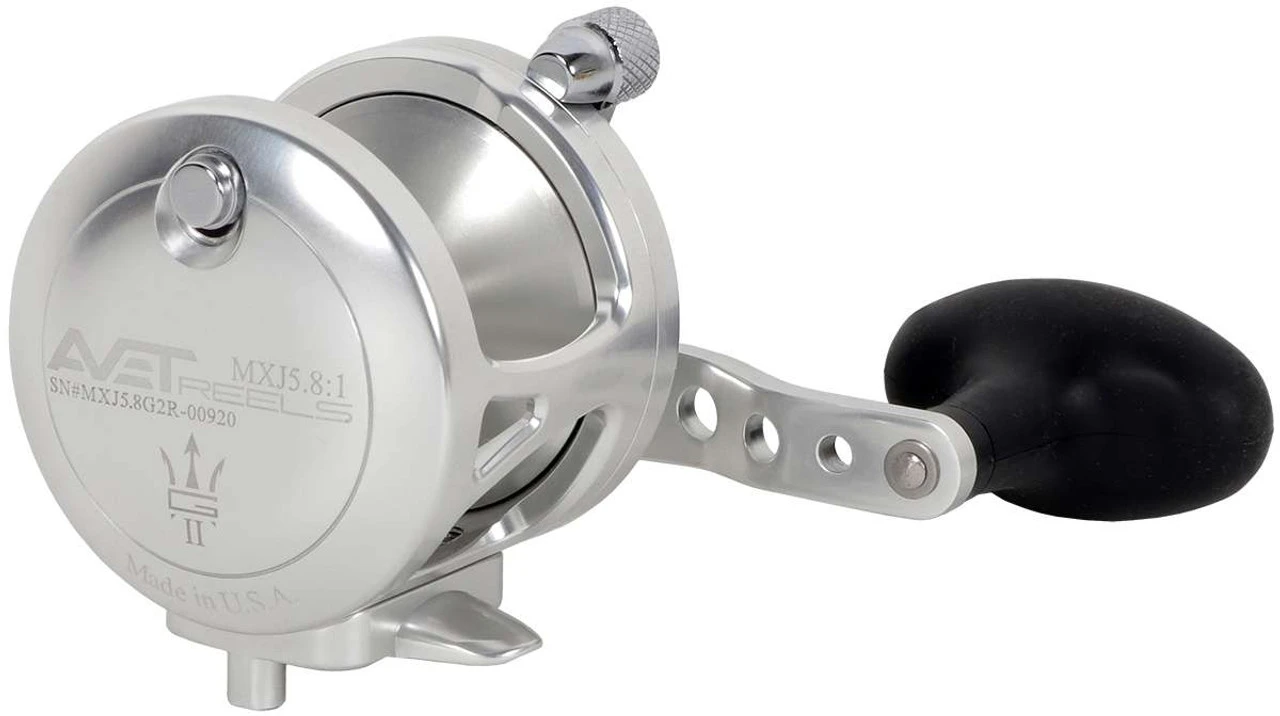 Avet MXJ 5.8 G2 1 Speed Reel - Silver (No Glide Plate) 4 Avet MXJ 5.8 G2 1 Speed Reel - Silver (No Glide Plate) - Image 2
