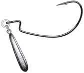 Owner 5122 JigRig Hooks W/ Lead Weight