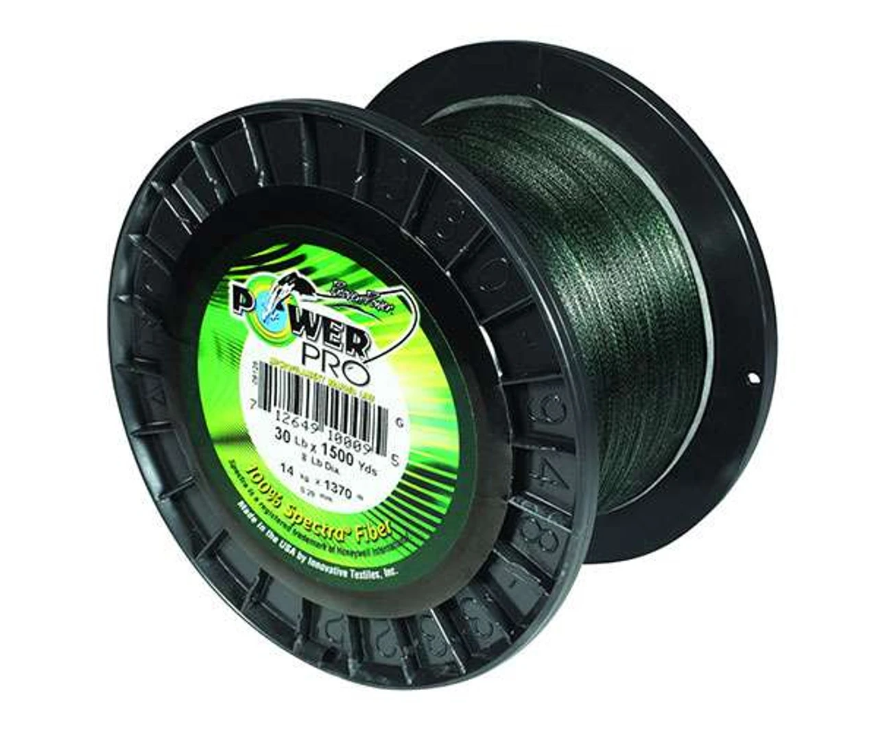 Power Pro PowerPro Braided Spectra Fiber Fishing Line Moss Green 3000 Yds. 4 Power Pro PowerPro Braided Spectra Fiber Fishing Line Moss Green 3000 Yds. - Image 2