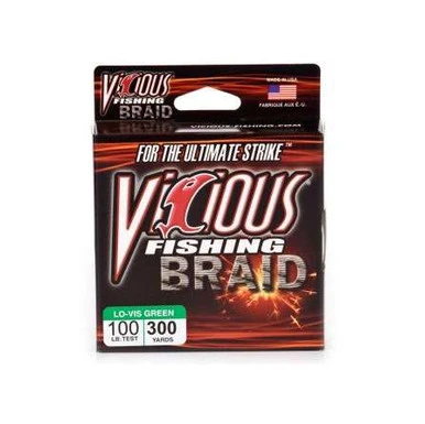 Vicious BRG Moss Green Braided Fishing Line 300 Yard Spools 2 Vicious BRG Moss Green Braided Fishing Line 300 Yard Spools